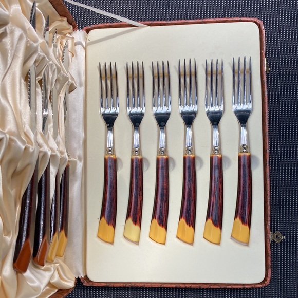 Glo-Hill steak knife and fork set - Picture 3 of 12
